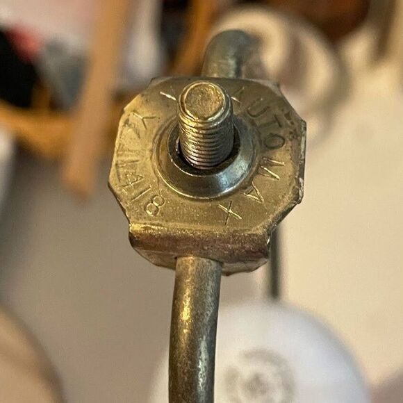 Vintage Red Glass Lamp with Drum Shade - Picture 10 of 10